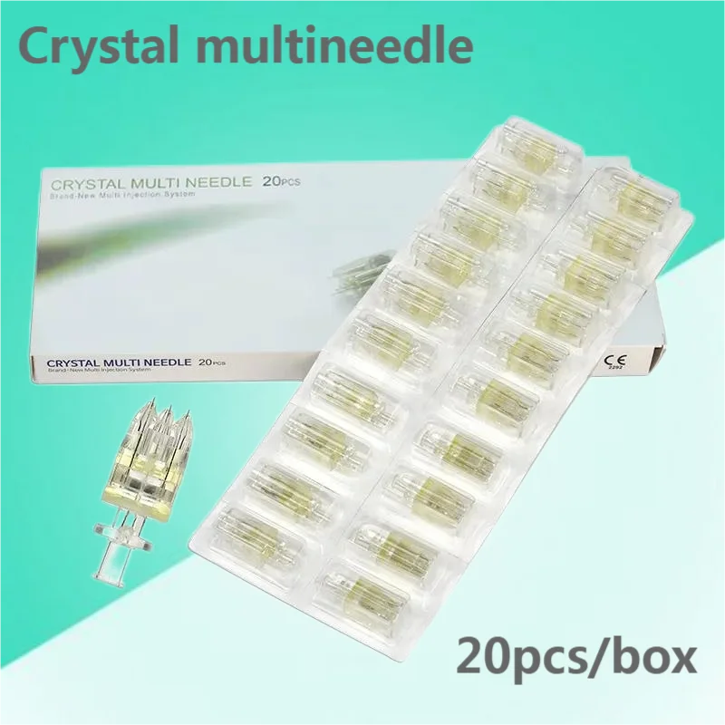 

Korea Crystal Multi Needle 5Pin Pinhead Mesotherapy multi-needle Injector MesoTherapy 5 Tip Needle For Beauty Facial Skin Care