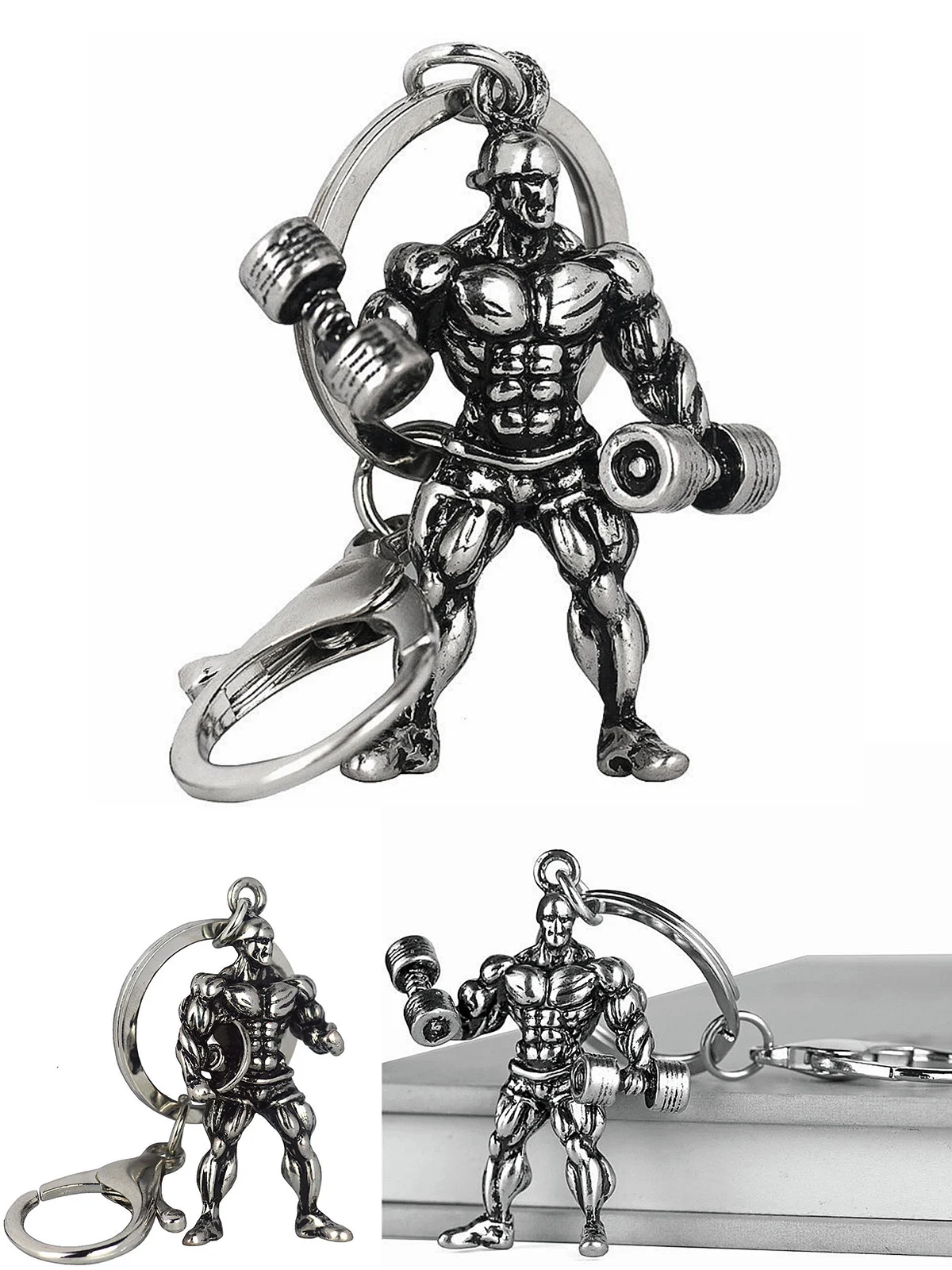 Брелок из нержавеющей стали для фитнеса-вдохновляющий подарок парня мужа на день