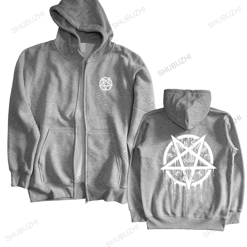 

drop shipping men autumn black hoody Pentagram 666 Dripping Star Genuine Darkside hoody mens shubuzhi hoodies cotton sweatshirt