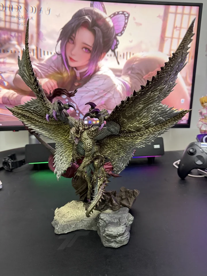 Фото Оригинальная коллекционная фигурка Gore Magala Shagaru Magala Evolution CFB Monster Hunter, подарок, в наличии №4
