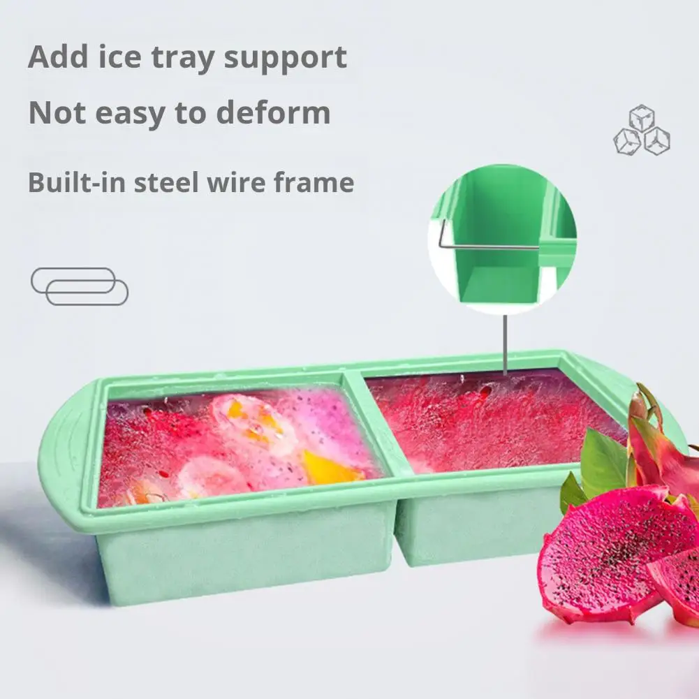 Гибкая силиконовая крышка для коробки еды силиконовые лотки морозильной камеры