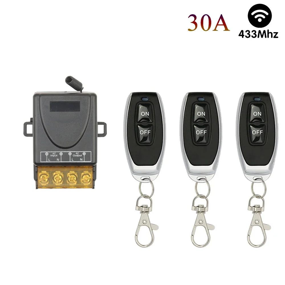 

Беспроводной пульт Tedeligo для светильника 433МГц 30A