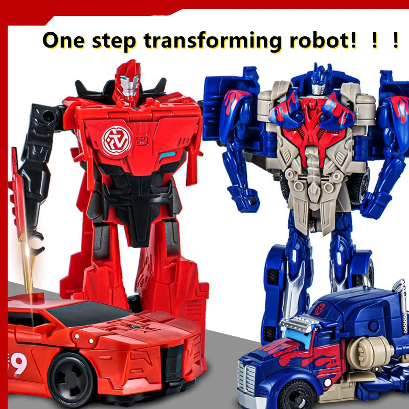 

The Latest Promotion 6 Styles Transformation Robot Commander Dinosaur Man One Step Transformation Action Figure Gift Toys