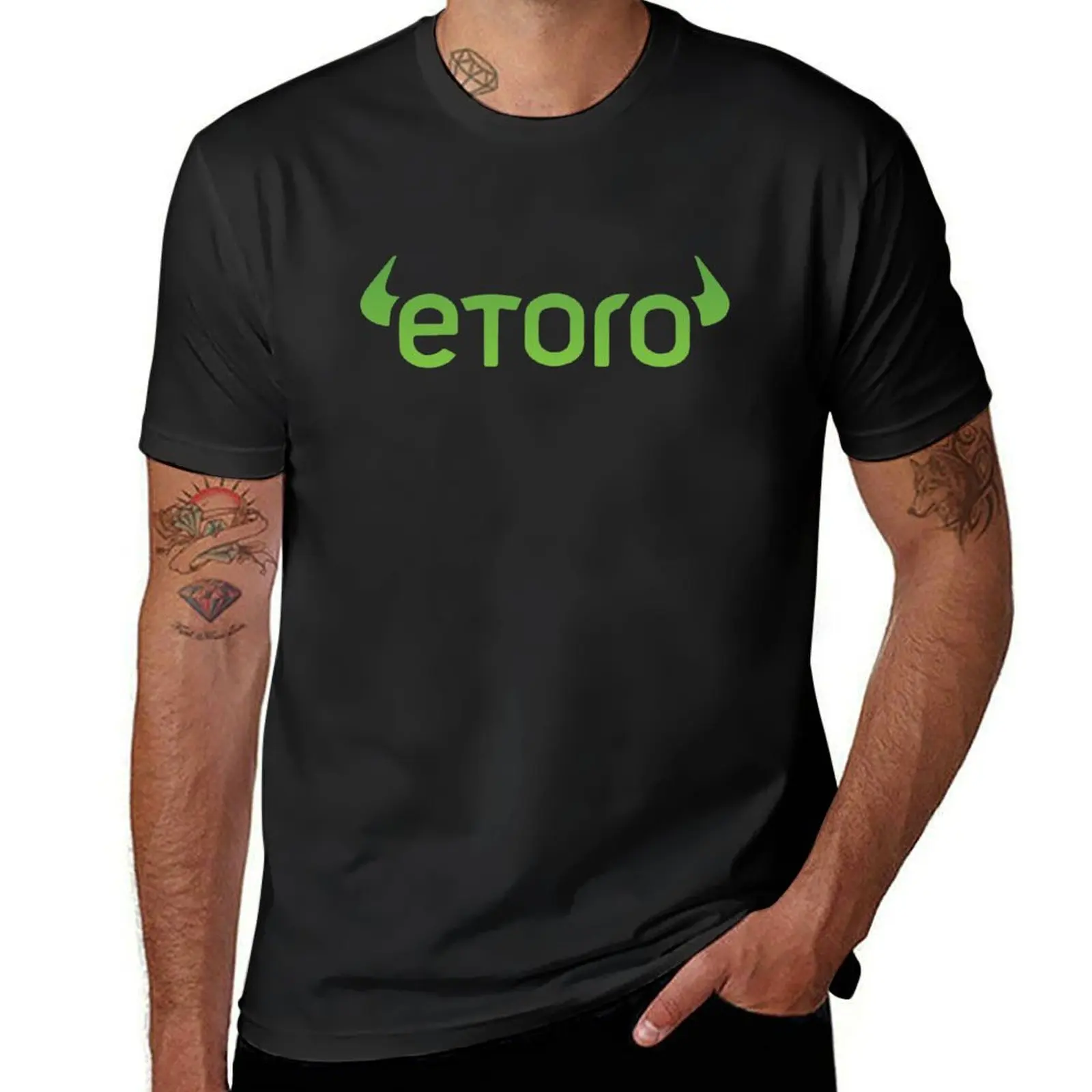 Футболка etoro винтажная одежда для мальчиков мужские футболки с животным принтом