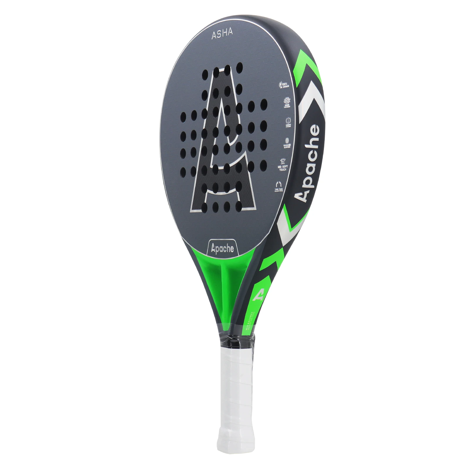 Новая профессиональная мягкая ракетка из углеродного волокна Pala Padel 12k/3k для лица