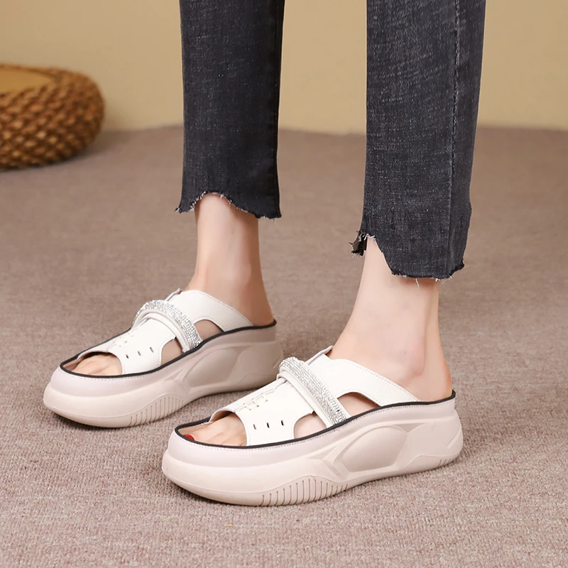 

BCEBYL летняя спортивная обувь на толстой подошве с круглым носком