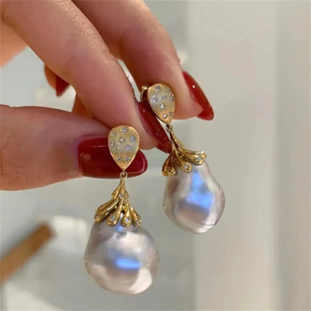 

Женские серьги из серебра 925 пробы, с жемчугом, 8-14 мм
