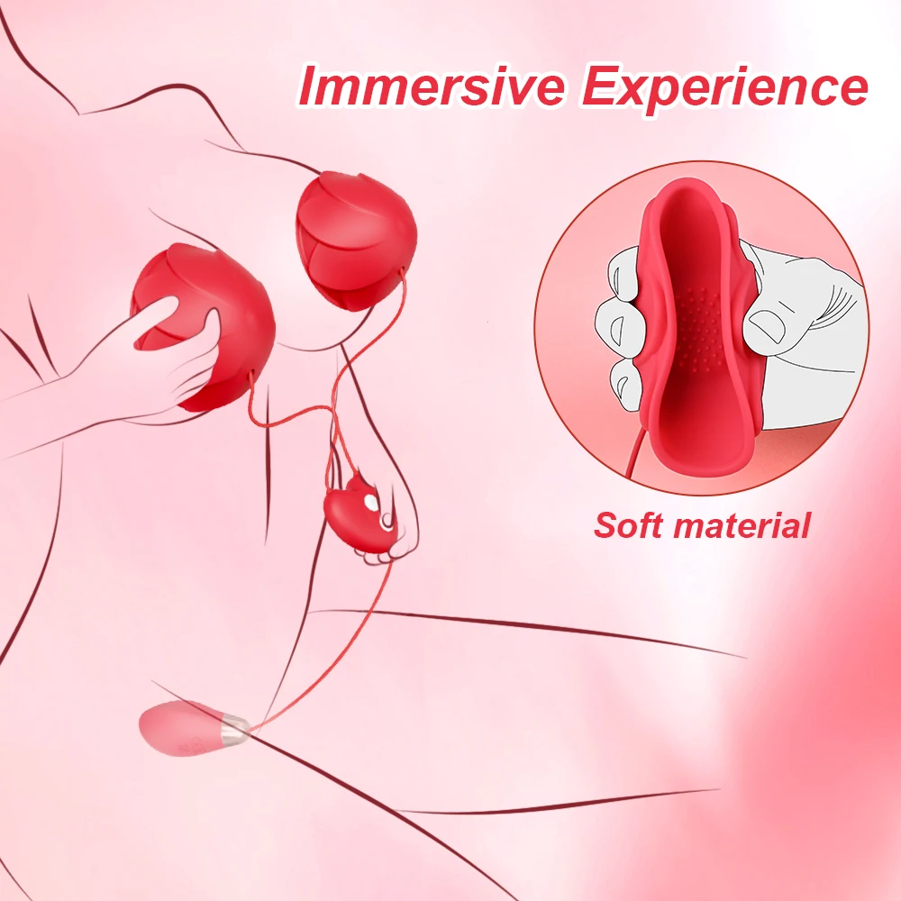 Вибратор с зажимами для сосков
