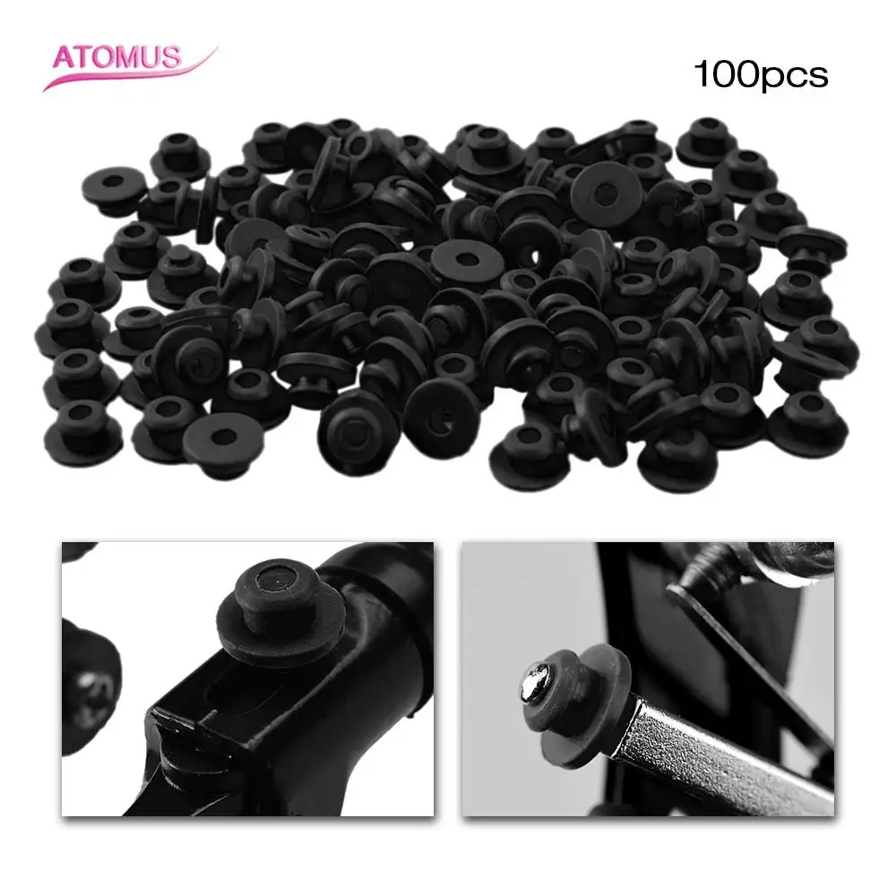 

100pcs/lot T Shape Tattoo Machine Rubber Nipple Half Grommets Piston Pin Needle Mat Pad Cushion Pin Cushion Beauty Health