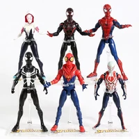 disney marvel spider man figures peter parker gwen stacy miles morales ultimate spiderman pvc action figure model kids toy gift
