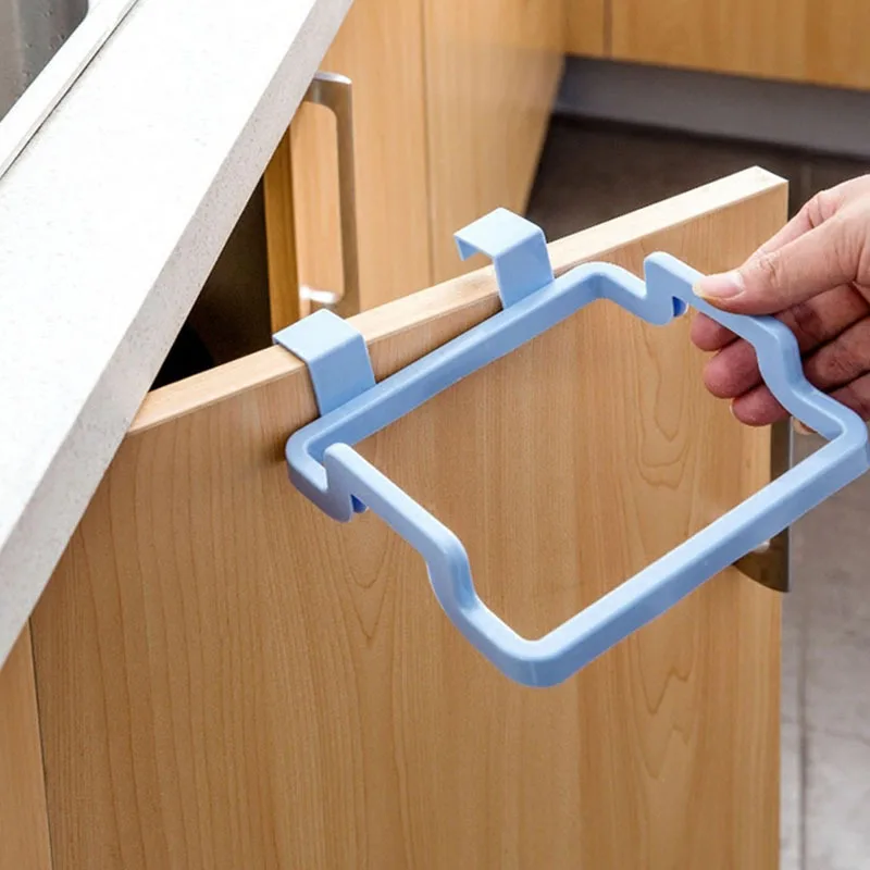 

Portable Hanging Trash Bag Plastic Garbage Bag Holder Storage Rack Rubbish Bag Holder Garbage Bag Rack Kitchen Gadgets