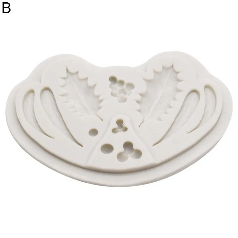 

Unique Biscuit Mold Not Sticky Silica Gel Children Holiday Baking Mold Clear Texture Spices Cake Mold for Kitchen