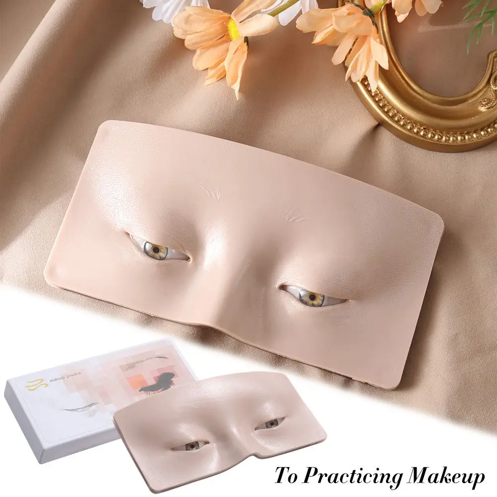 

Eyelids Silicone for Face Eyes to Practicing Makeup The Perfect Aid Practicing Makeup Face Board Makeup Training Board