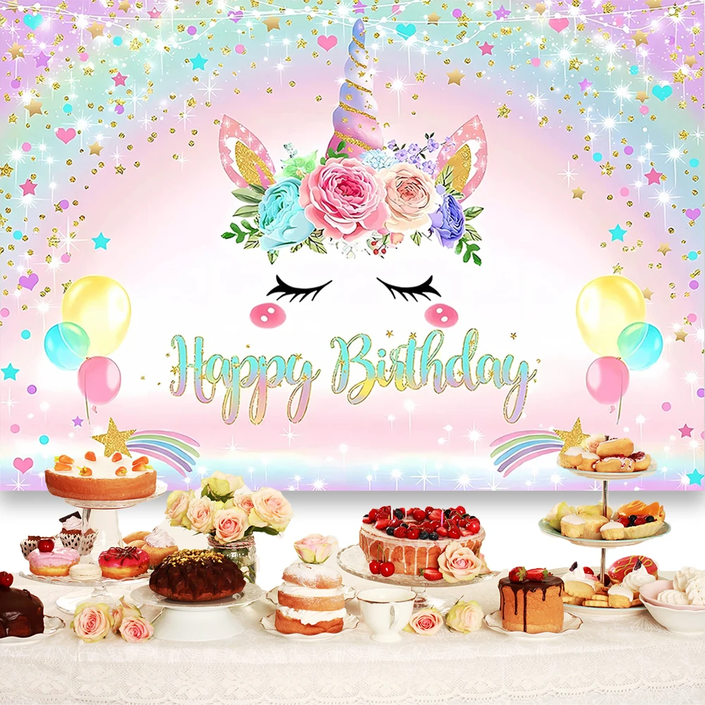 Радужный фон для девочек