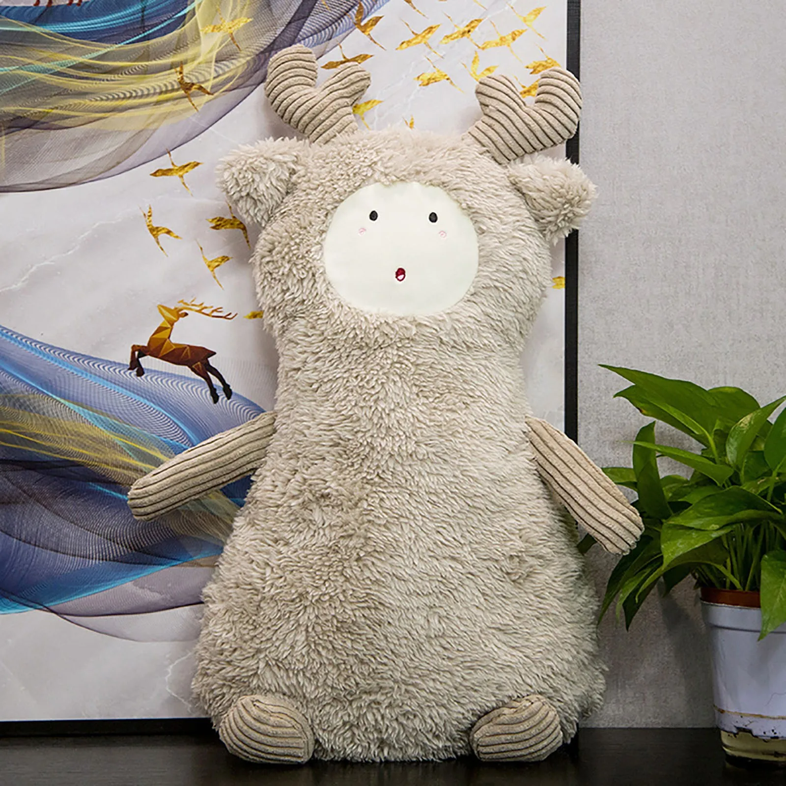 

Christmas Toy h Pillow Animal h Toy Baby Sleeping Doll*1pcs Villager h