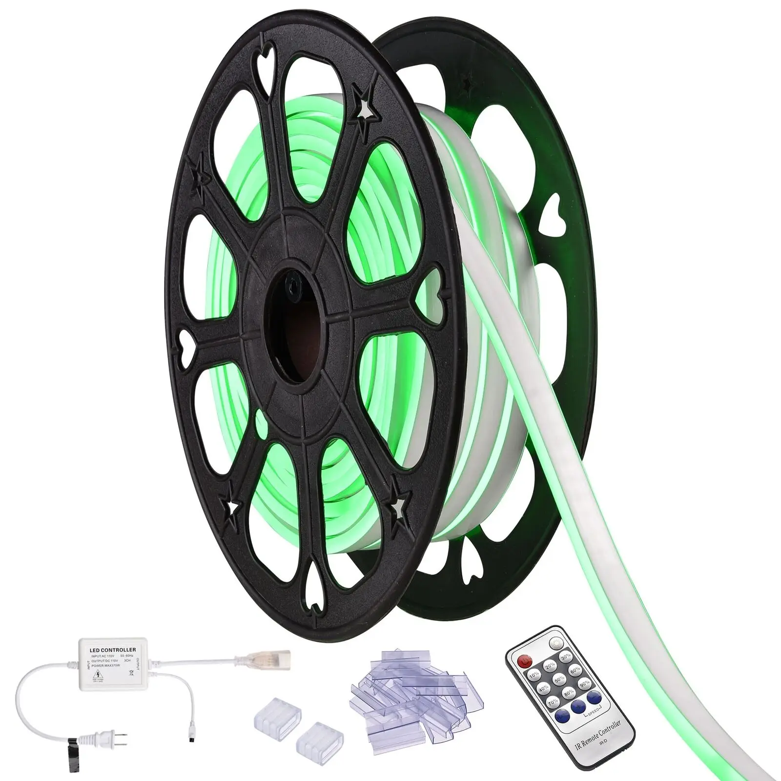 

50 Ft 2-Sided Cuttable Neon Rope Light Soft & Bendable Strip Light for DIY