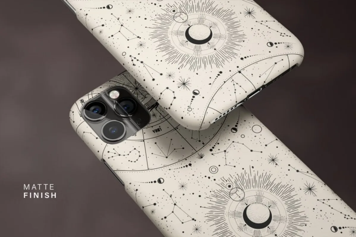 Чехол для телефона со знаком зодиака в стиле бохо IPHONE 16 15 PRO MAX 14 13 12 11 акриловый ТПУ