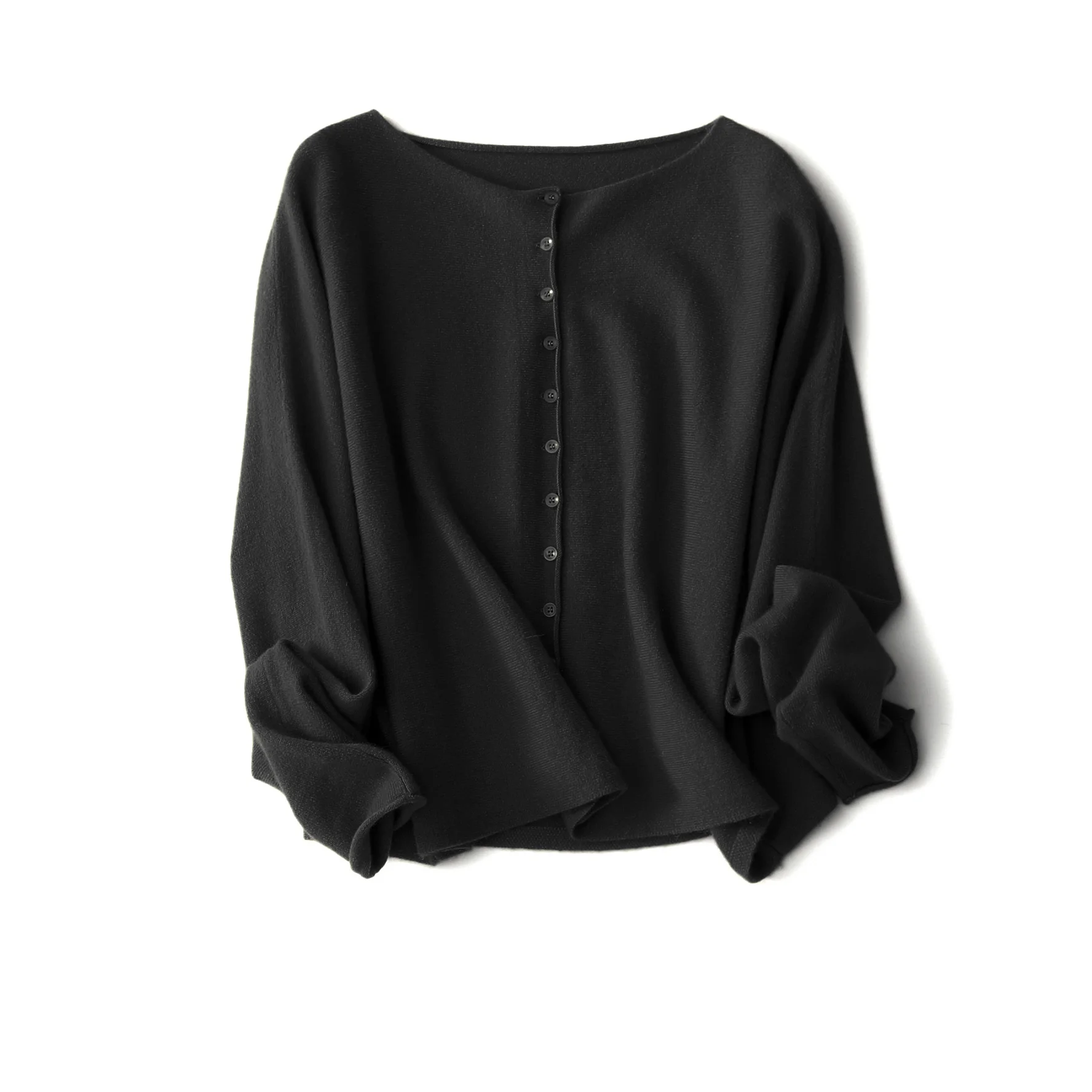 100 кашемировый Свободный Тонкий полосатый Однотонный женский вязаный кардиган