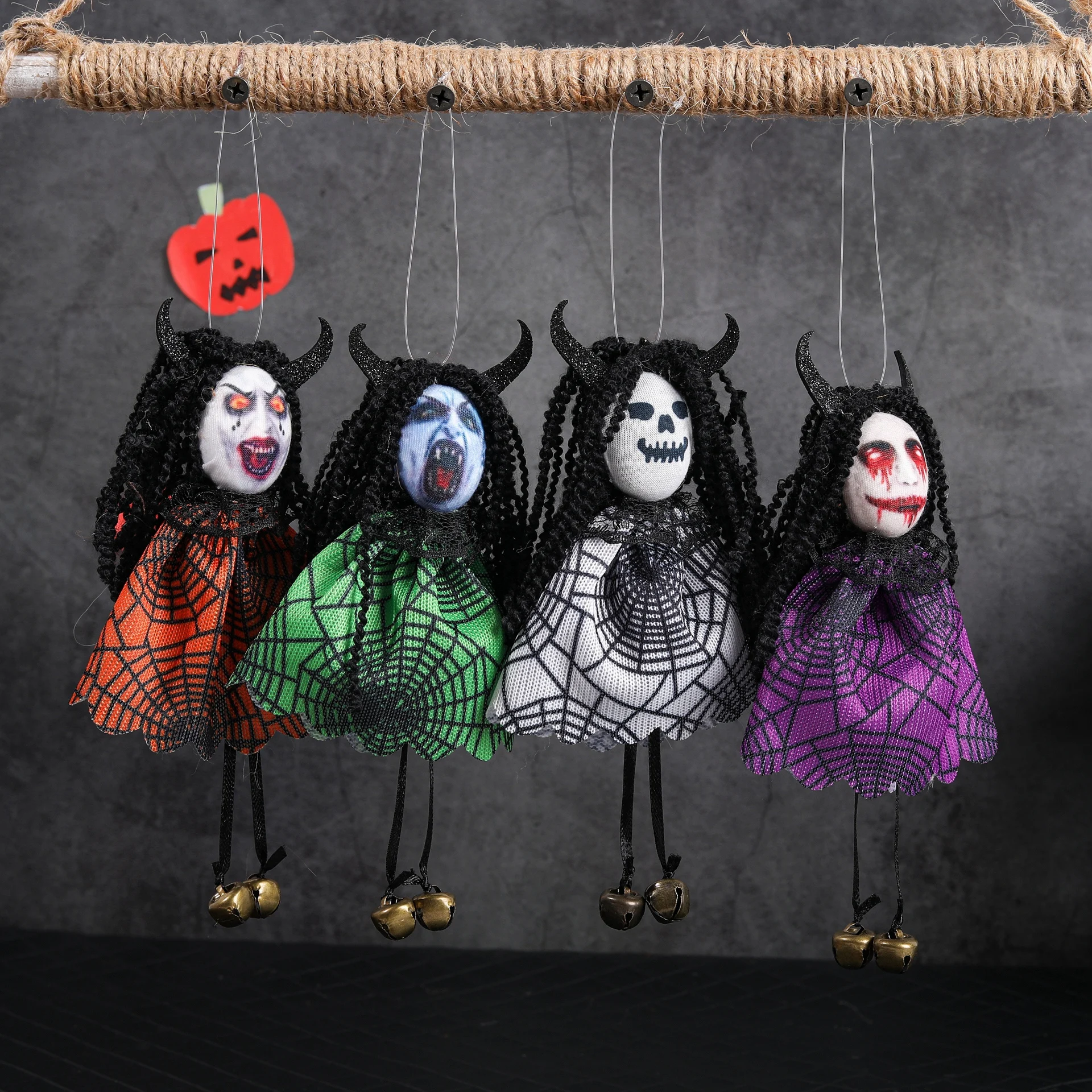 

Halloween Decorations Ghost face Pendant Hanging Ornaments Halloween Party Bar Decor Home Decorations Kids Gift Haunted House