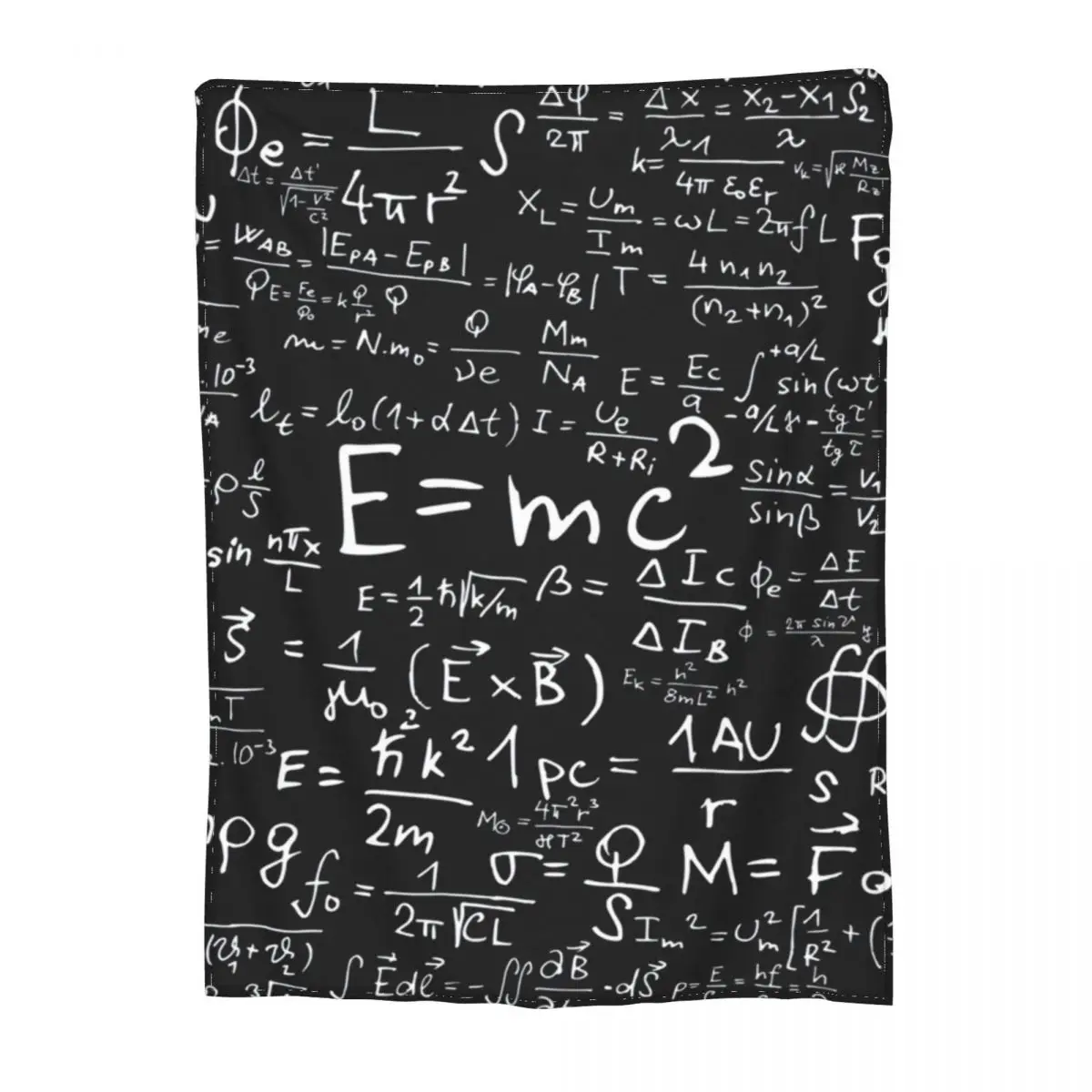 

Funny Math Blanket Physics Equations Fashion Decorative Bedspread Fleece Picnic Soft Blanket
