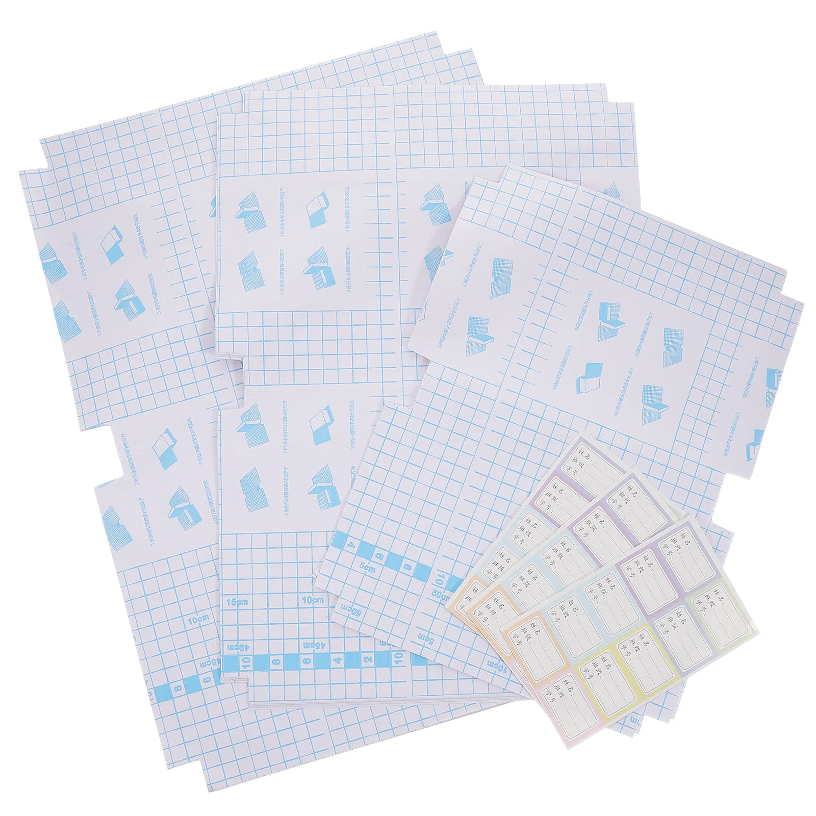 

Transparent Book Covers Textbooks Paperback Clear School Protective Protection A5 Notebook