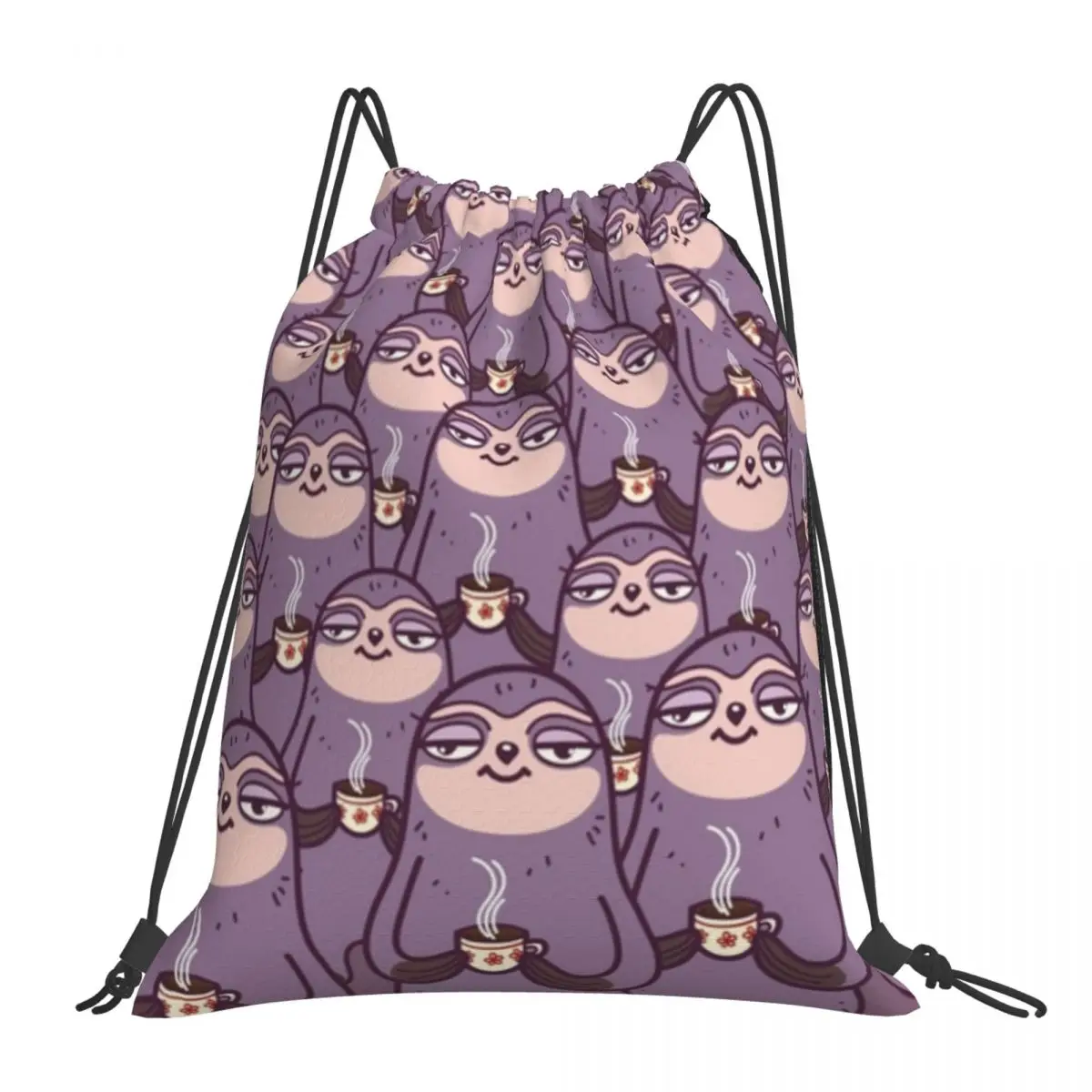 

Sloth-tastic Backpacks Fashion Portable Drawstring Bags Drawstring Bundle Pocket Sports Bag Book Bags For Travel Students