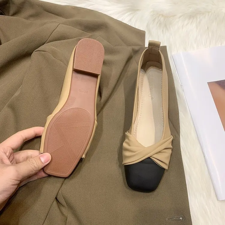 Luxury Shoes Women Flat Shoes Casual Outdoor Party Low-heeled Dress Sandal 2023 Stylish Simple and Versatile Soft Sole Sandals