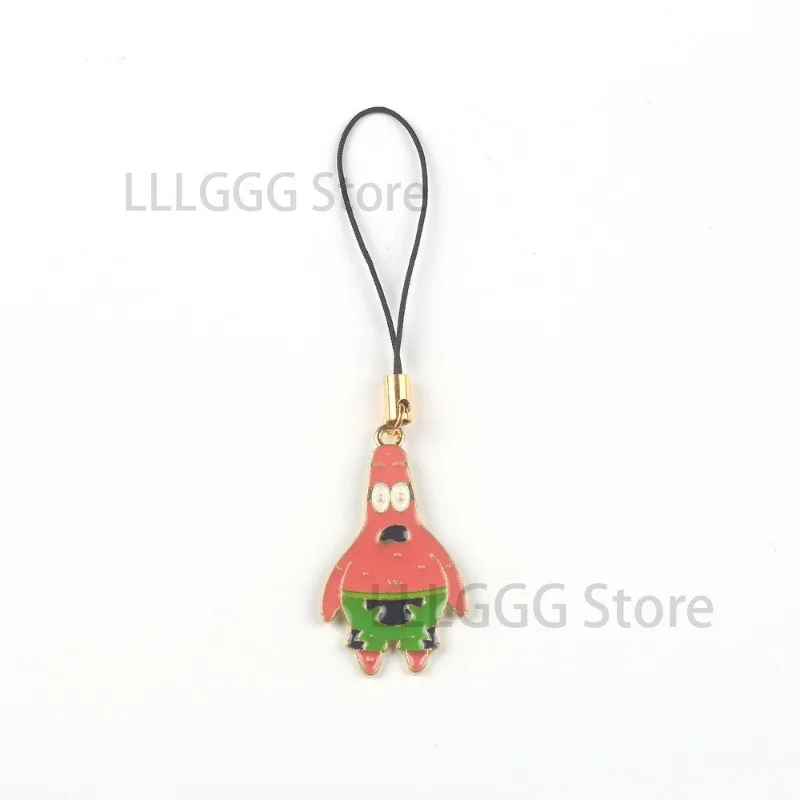 4 шт. металлический шнурок для телефона Губка Боб