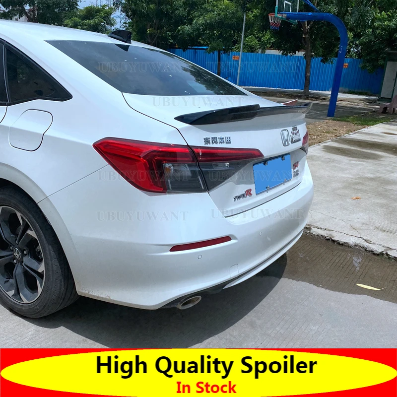 

Задний спойлер для Honda 11th Civic 2020 2021 года из АБС-пластика и углеродного волокна