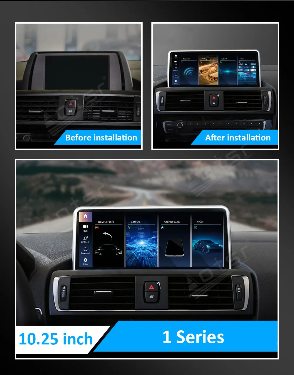 10 25 ''навигация 8 ядер для BMW 1 серии 2010-2021 автомобильное радио мультимедийный