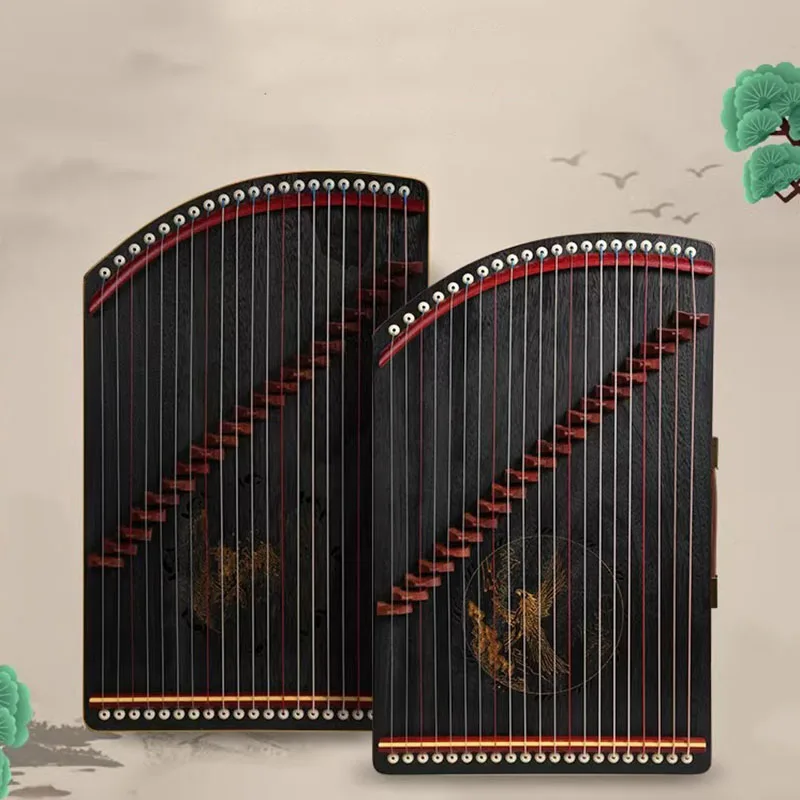 21 струна Guzheng портативный профессиональный макияж для упражнений Традиционный