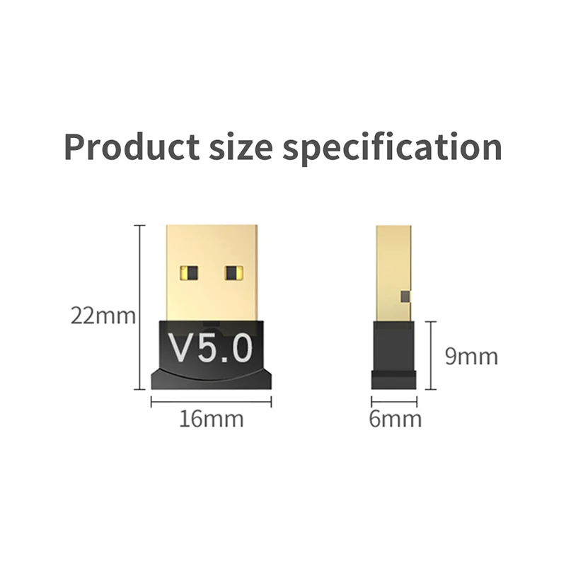 Bluetooth 5 0 адаптер BT передатчик и приемник внешний Звуковой беспроводной USB-адаптер