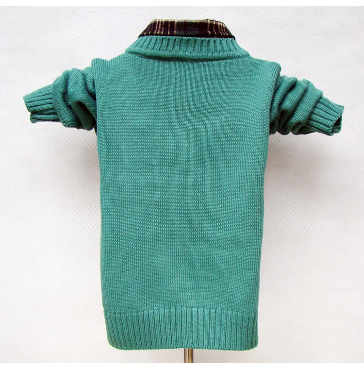 2021 Winter children's Sweater Cotton sport clothing Boy's Sweater O-Neck pullover Sweater winter Keep warm Kids clothes 3-12y