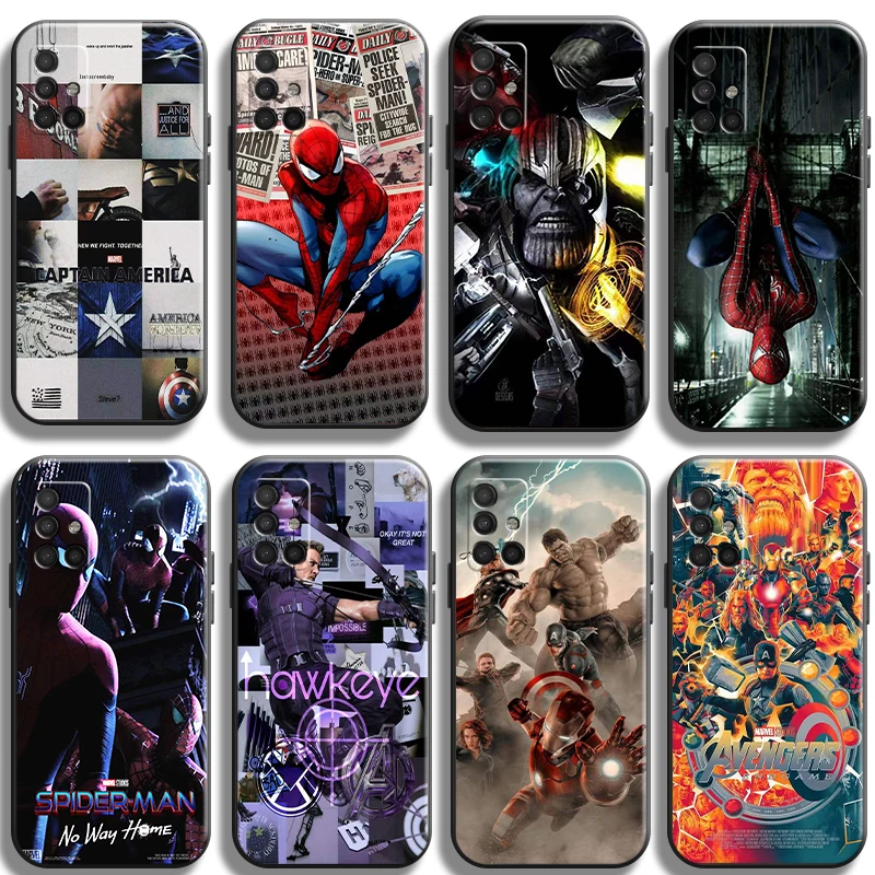 

US Marvel Comics Logo Phone Cases For Samsung S20 FE S20 Lite S8 Plus S9 Plus S10 S10E S10 Lite M11 M12 S21 Ultra Unisex Coque