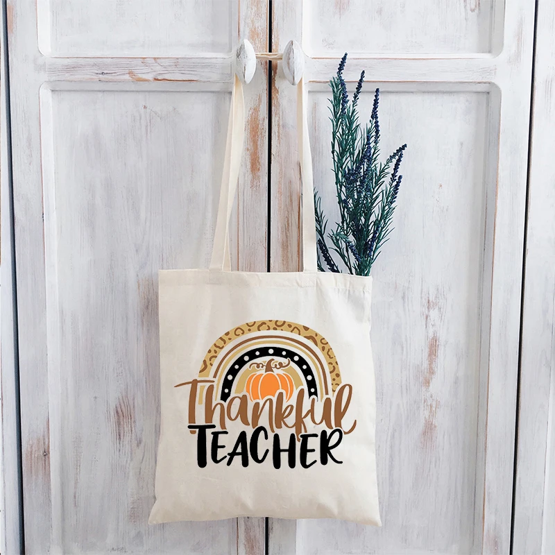 Рубашка для учеников на День Благодарения благодарная Радуга тыква футболка