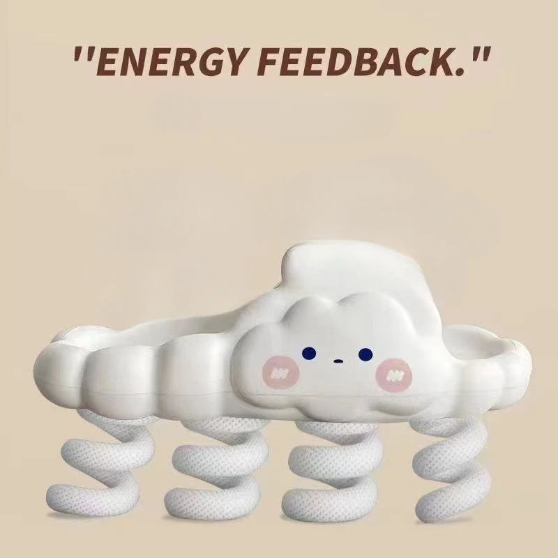 Cartoon Cloud Women Slippers Summer Sandals Men Couples Outside EVA Thick Bottom Non-slip Sole Casual Beach Shoes Home Slippers