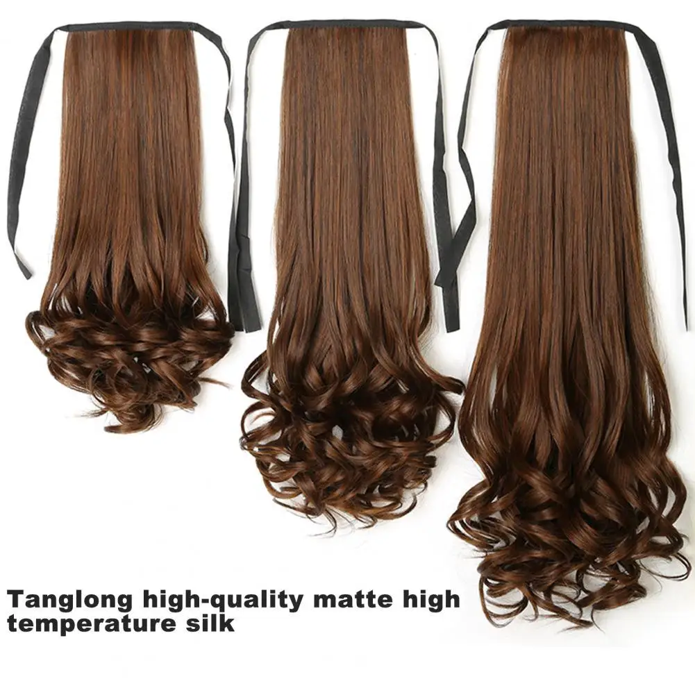 

Useful Ponytail Extension Wig High Temperature Fiber Ponytail Wig Natural Matte Natural Fashion Long Ponytail Women Wig