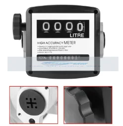 Высокоточный механический манометр топлива 4-значный расходомер цифровой