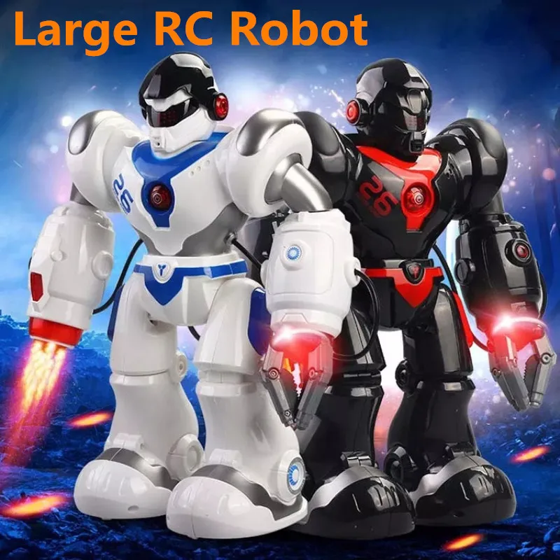 14inches Electric Remote Control Robot Soft Darts Shooting Sing Dance Programmable Interactive Smart Robot For Kids Gift