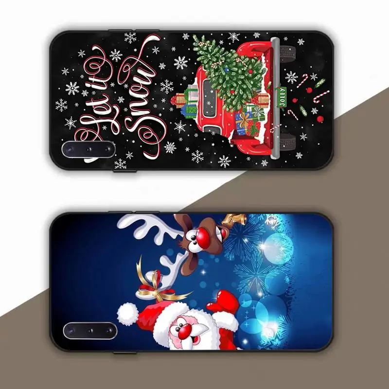 

New Year Christmas Phone Case For Samsung Note 8 9 10 20 pro plus lite M 10 11 20 30 21 31 51 A 21 22 42 02 03