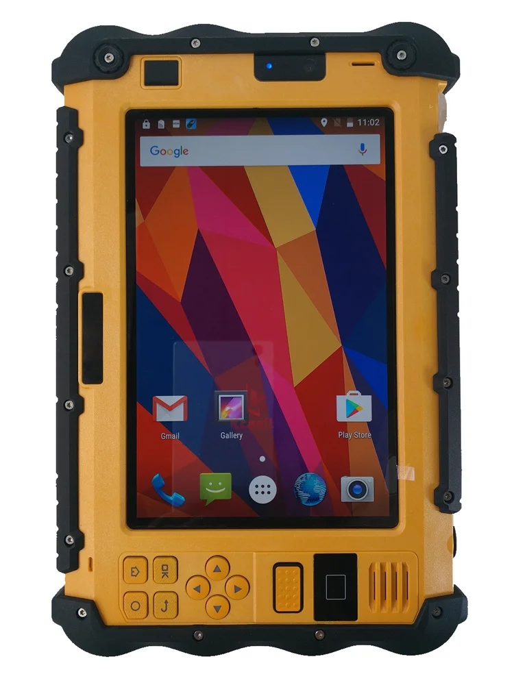 Фото 2022 оригинальный P2 Прочный Android планшетный ПК IP67 Водонепроницаемый DMR UHF PTT POC zello рация радио 7 