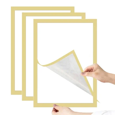 Магнитная рамка 3 шт. А4/А5/А6 золотая/серебристая/черная