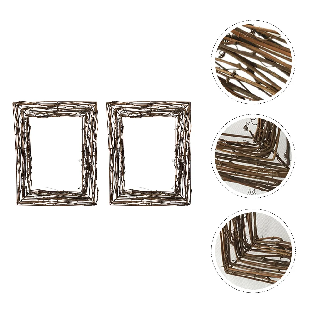

Wreath Rattan Vine Wreaths Grapevine Branch Door Diy Craftsgarland Base Twig Ring Christmas Front Natural Wooden Hanging Twigs