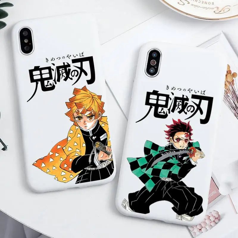

Anime Demon Slayer Uzui Tengen Tanjirou Phone Case For iphone 13 12 11 Pro Max Mini XS 8 7 6 6S Plus X SE 2020 XR Silicone cover
