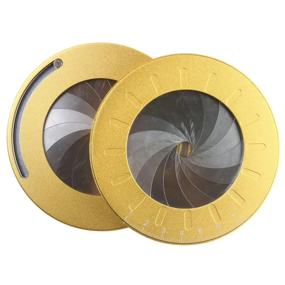 Geometric Template Ruler Stainless Aluminum Alloy Stencil Adjustable Drawing Circle Tool Drafting Measuring Accessories