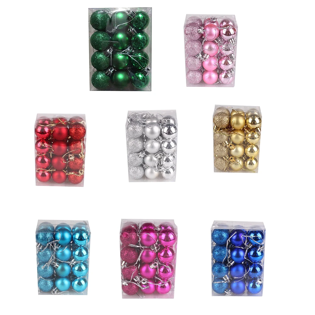 

24 PCS Large Christmas Balls Decorations Baubles Xmas Tree Hanging Pendant For Home Party Wedding Ornament