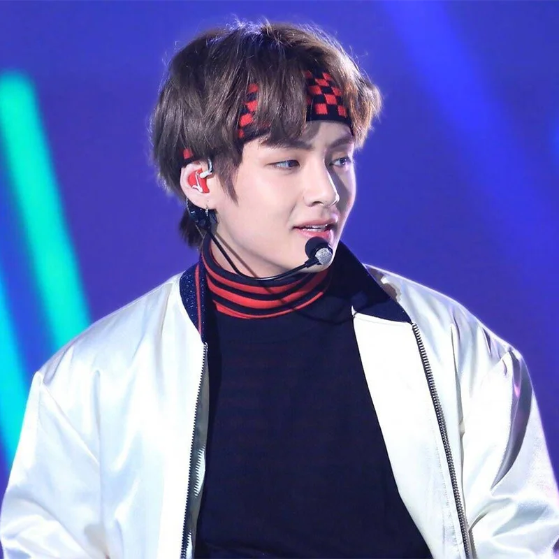 

Kpop Bangtan Boys V Same Style Concert Design Headband Knitted Hair Band Sports Hair Tide Yoga Headgear 1 Piece