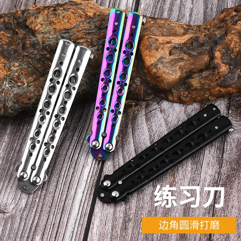 Портативный складной нож-бабочка CSGO Balisong тренировочный карманный нож из
