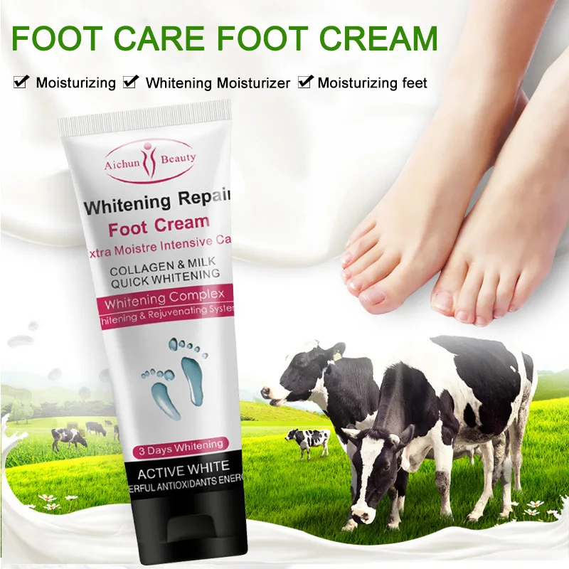 

100g Foot Care Whitening Cream Cracked Scrub Treatment Exfoliator Foot Cream Foot Care Tool