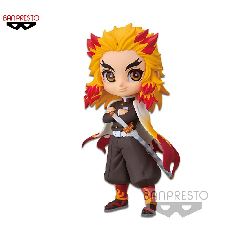 

7 см BANDAI рассекающий демонов Rengoku Kyoujurou Q версия куклы украшения персонажи фигурки анимация периферийные детские подарки